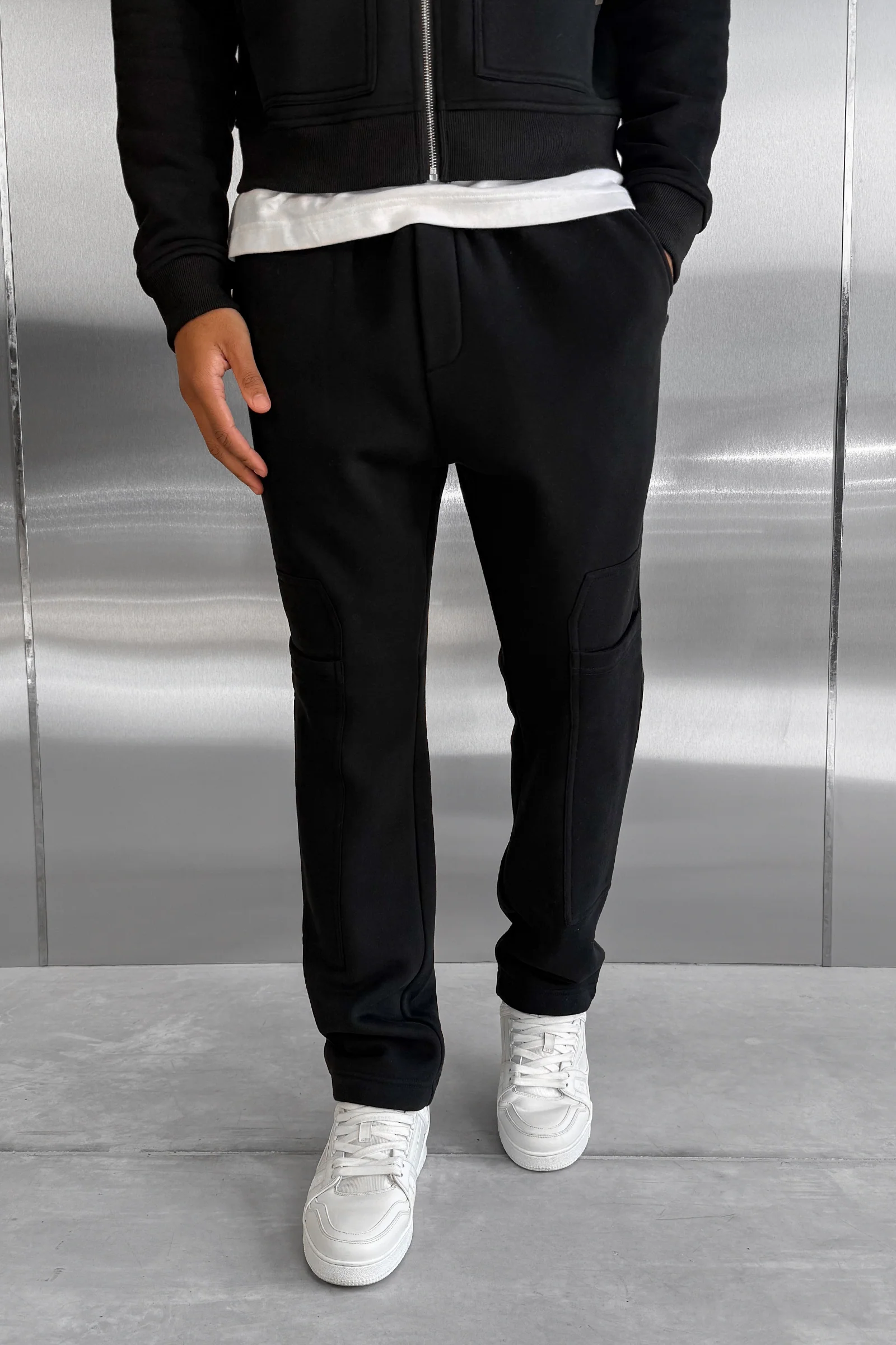Carpenter Straight Leg Jogger - Black - Image 5