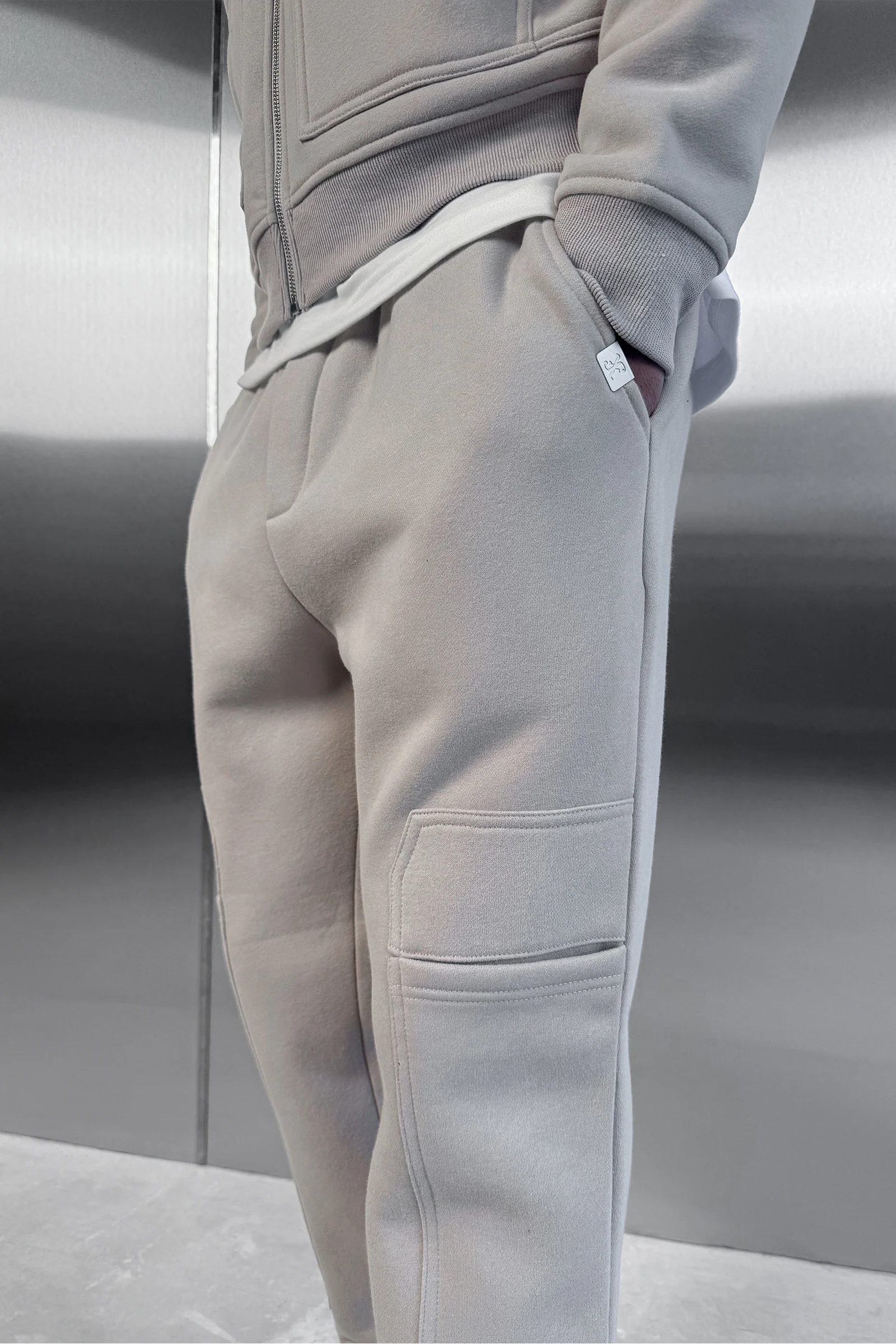 Carpenter  Straight Leg Jogger - Grey - Image 5