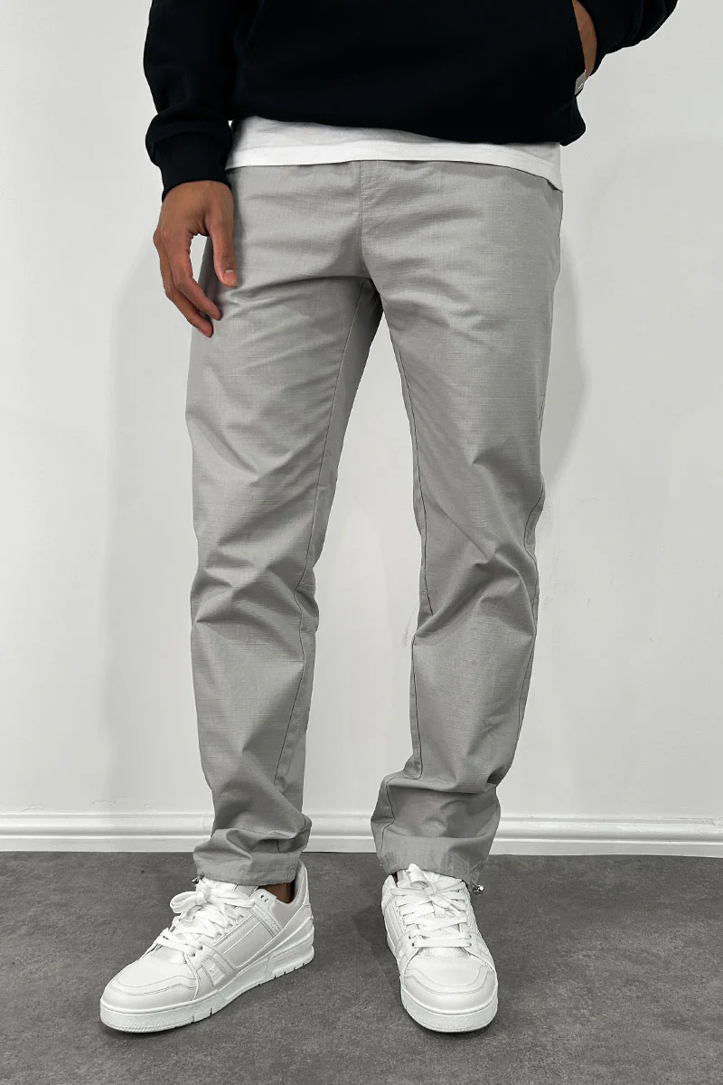 Essential Ripstop Straight Leg Cargo Pant - Grey - Image 3