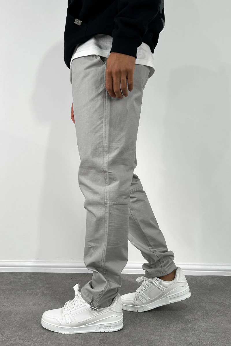 Essential Ripstop Straight Leg Cargo Pant - Grey - Image 4