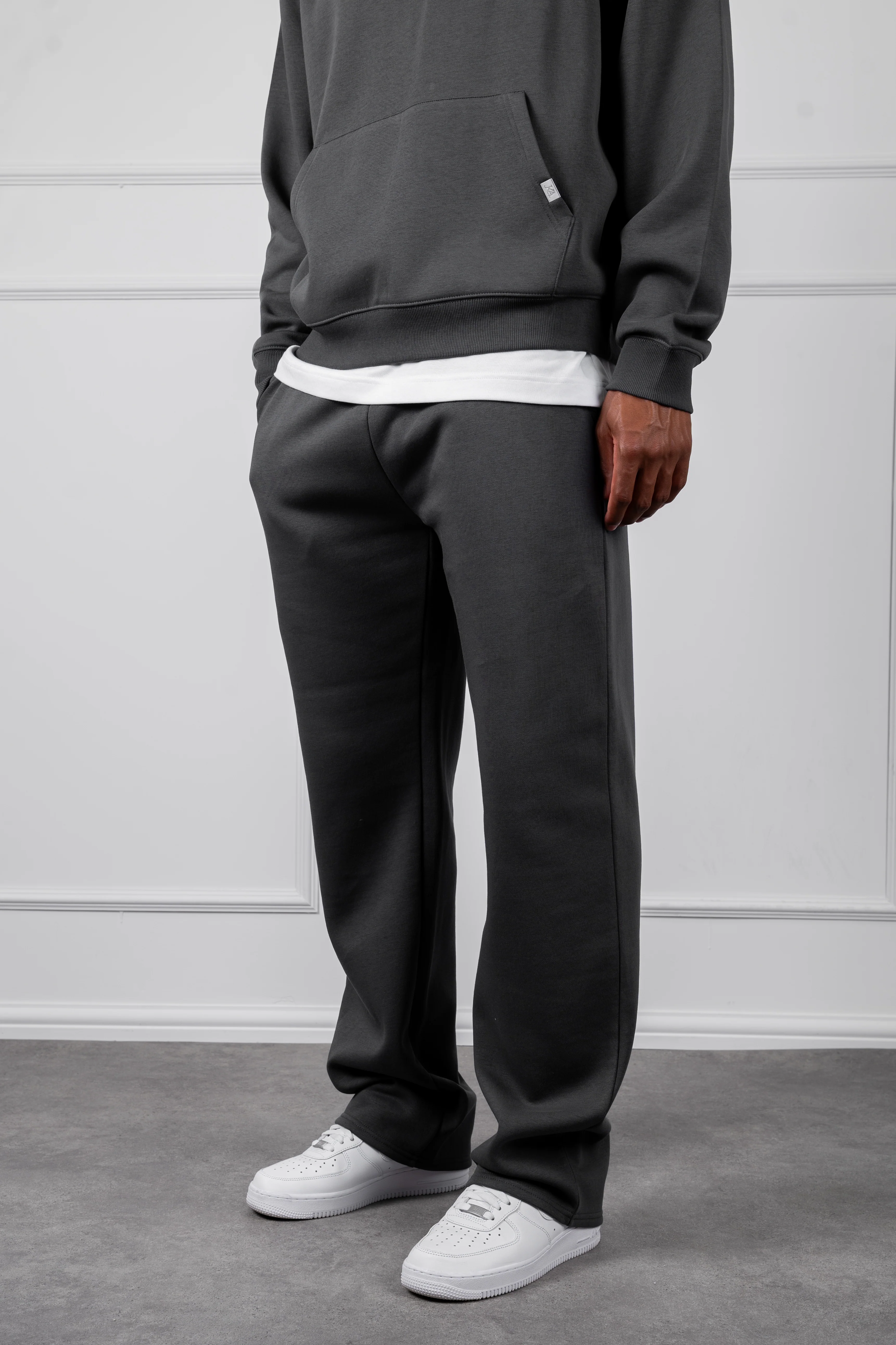 Oversized Boxy Hoodie - Charcoal - Image 7
