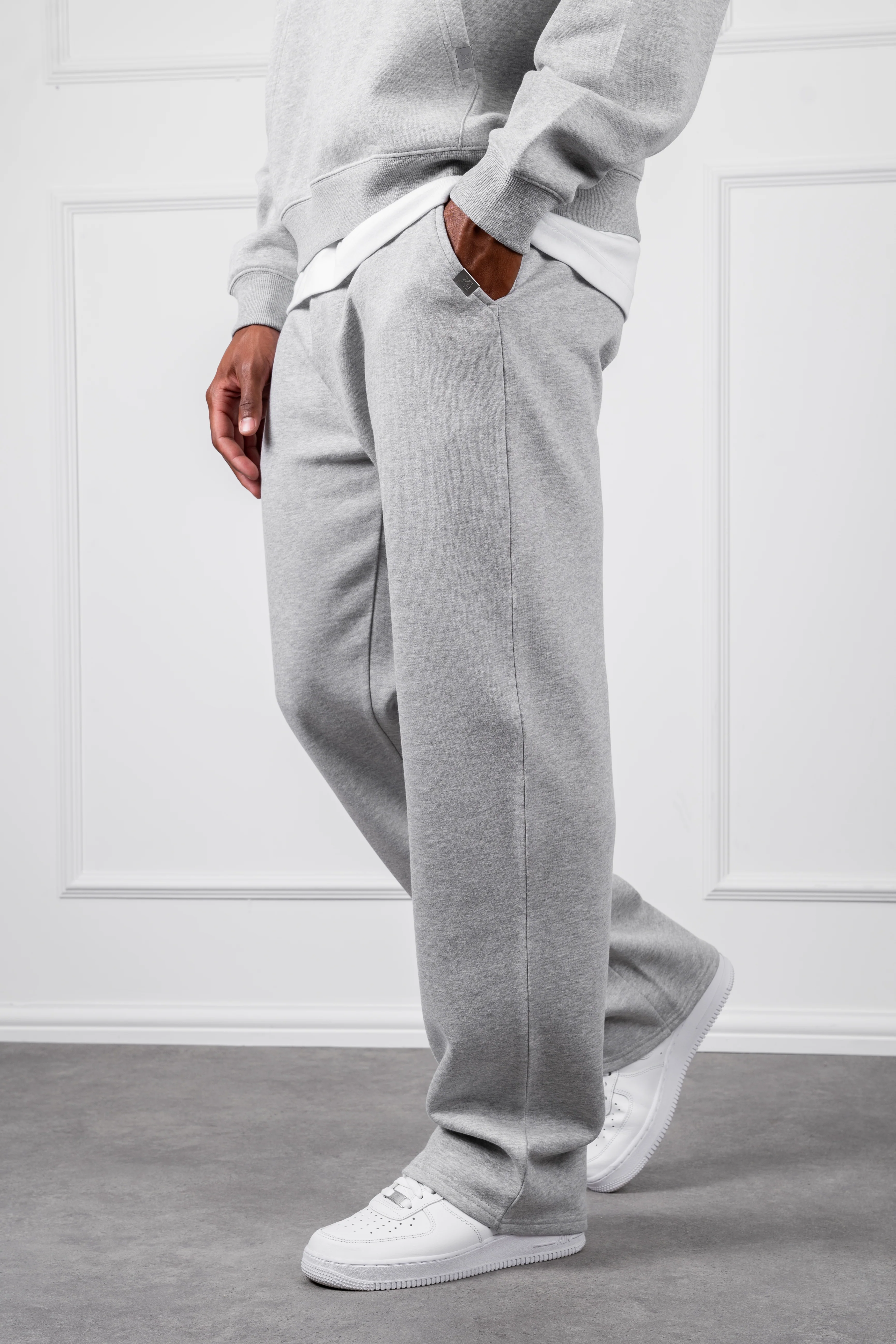 Relaxed Fit Jogger - Grey Marl - Image 3