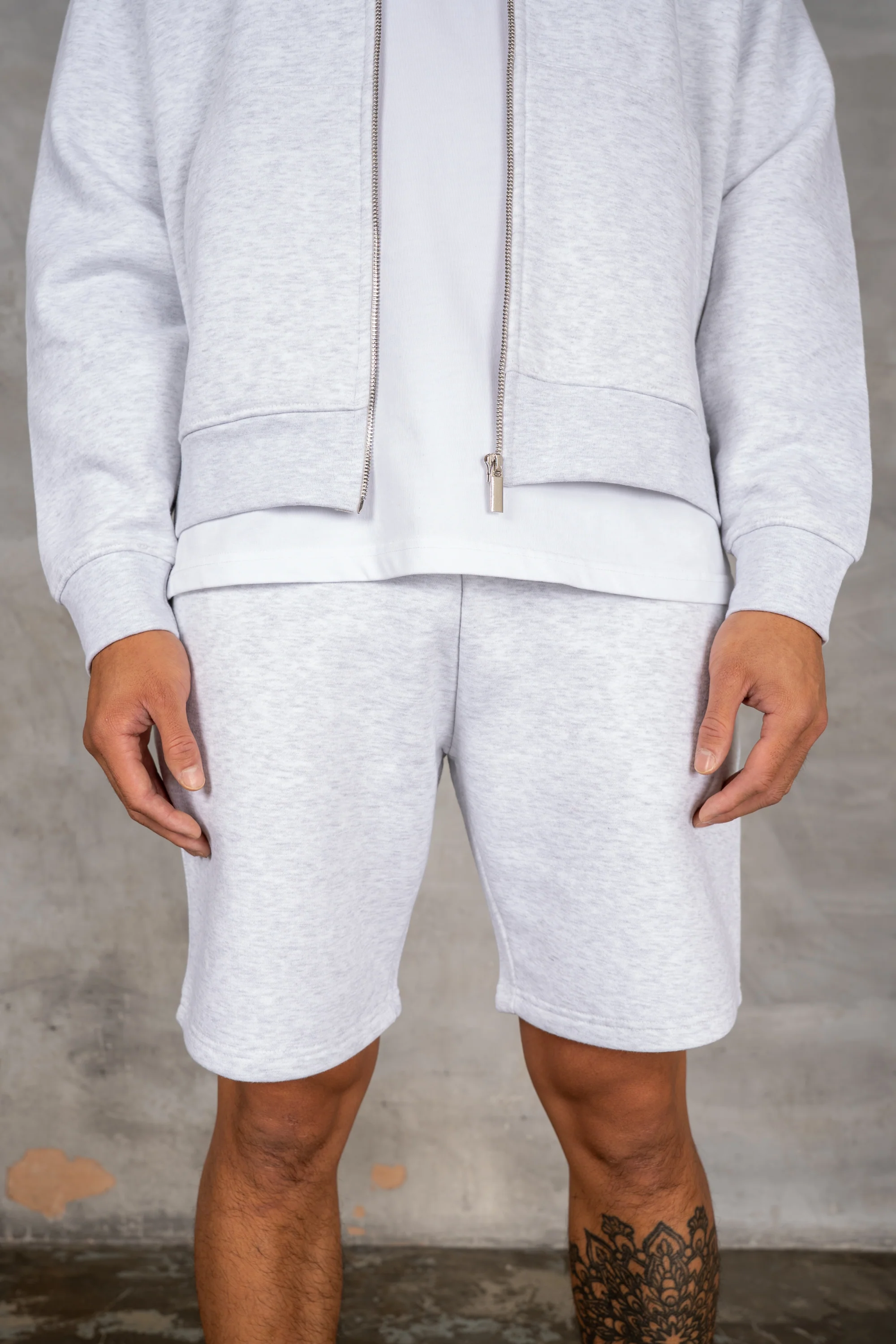 Relaxed Fit Shorts - Grey - Image 3