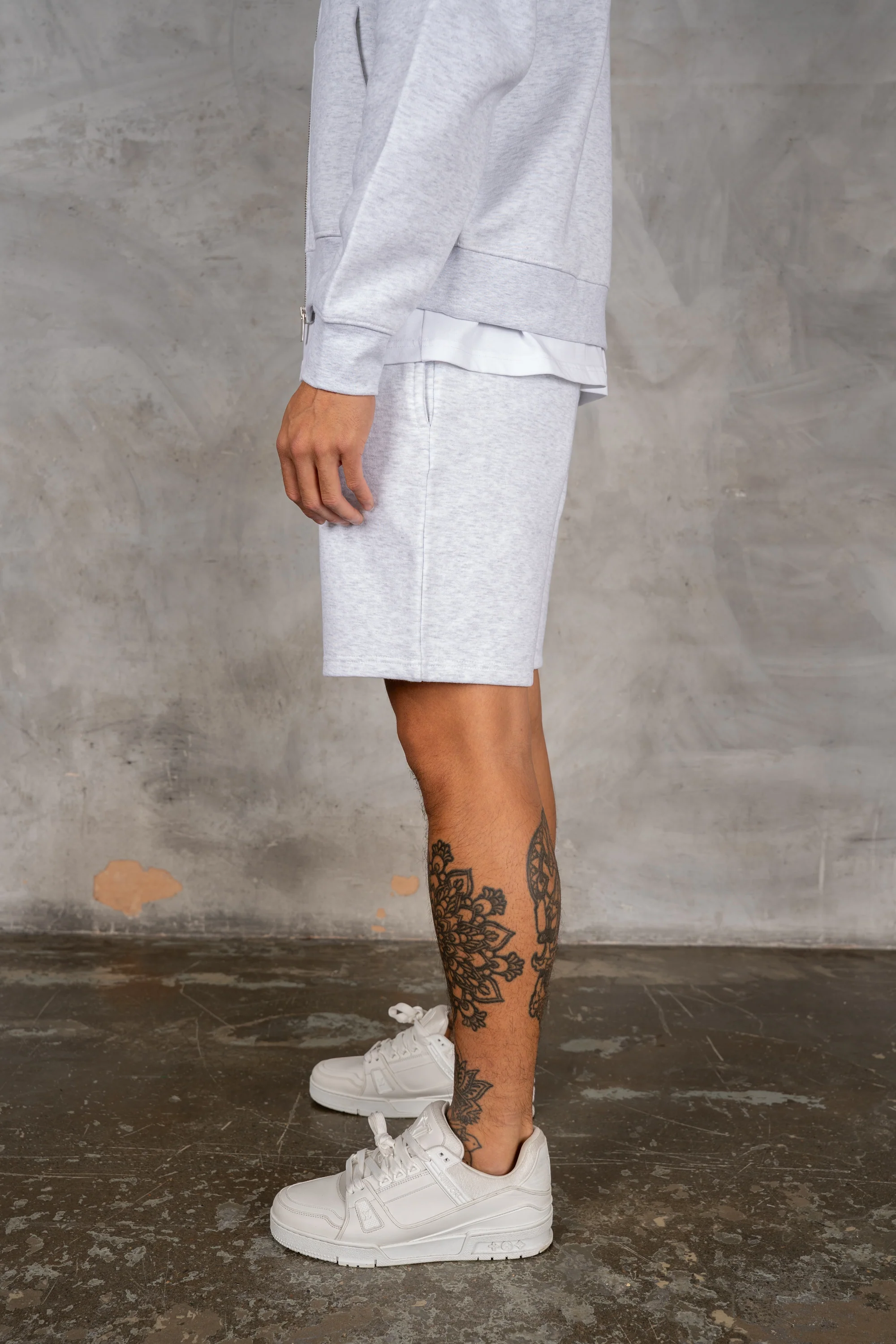 Relaxed Fit Shorts - Grey - Image 6