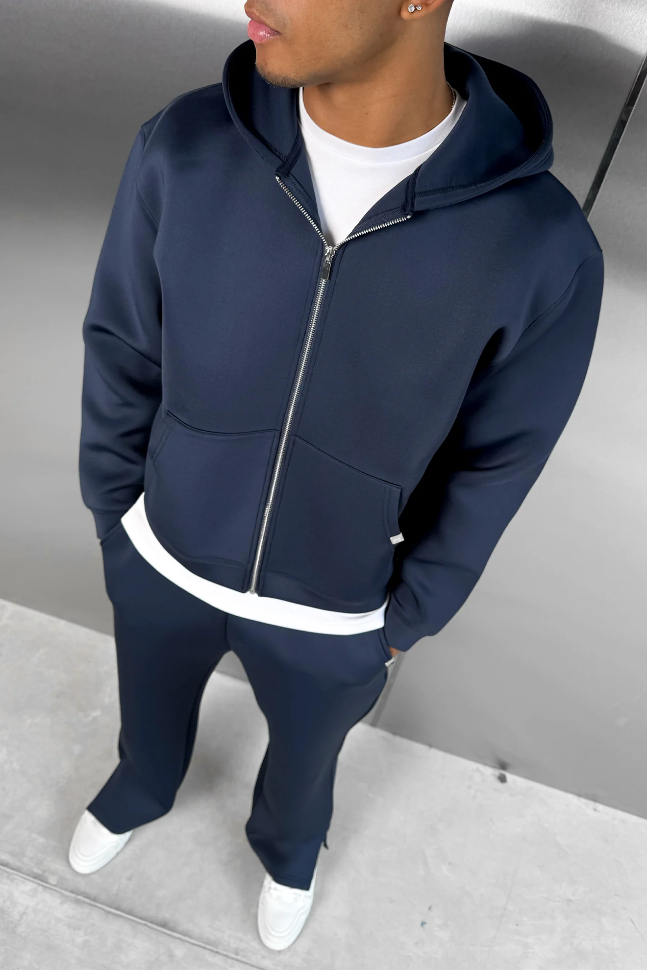 Scuba Split Hem Jogger - Navy - Image 6