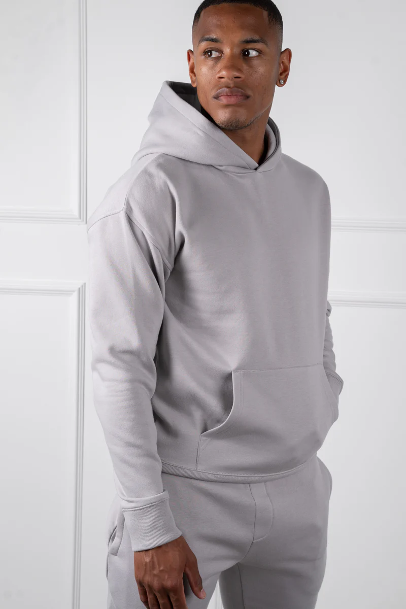 Slim Fit Hoodie - Grey - Image 6