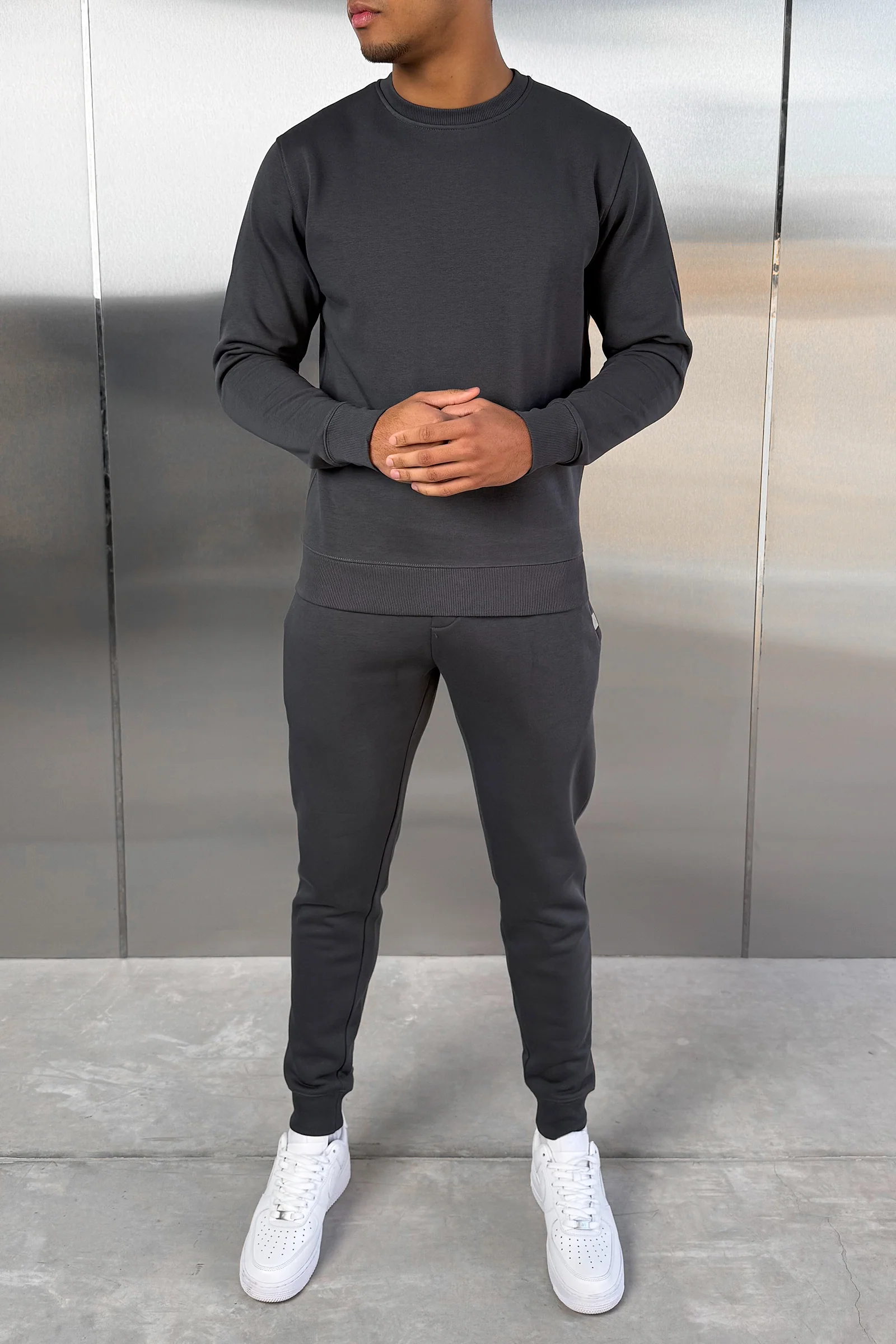 Slim Fit Jogger - Charcoal - Image 6