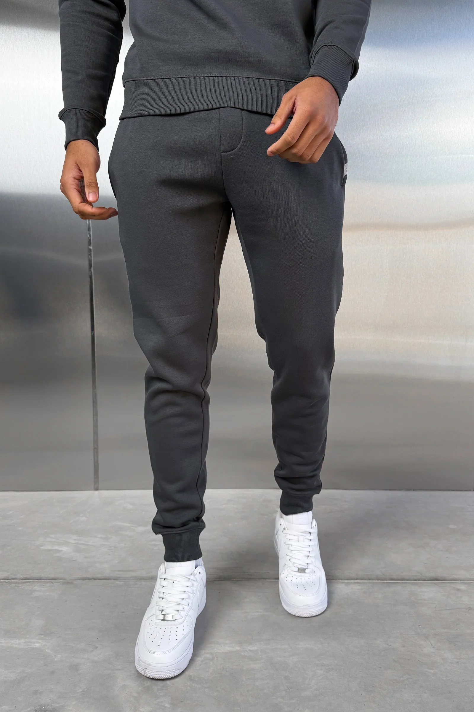 Slim Fit Jogger - Charcoal - Image 7