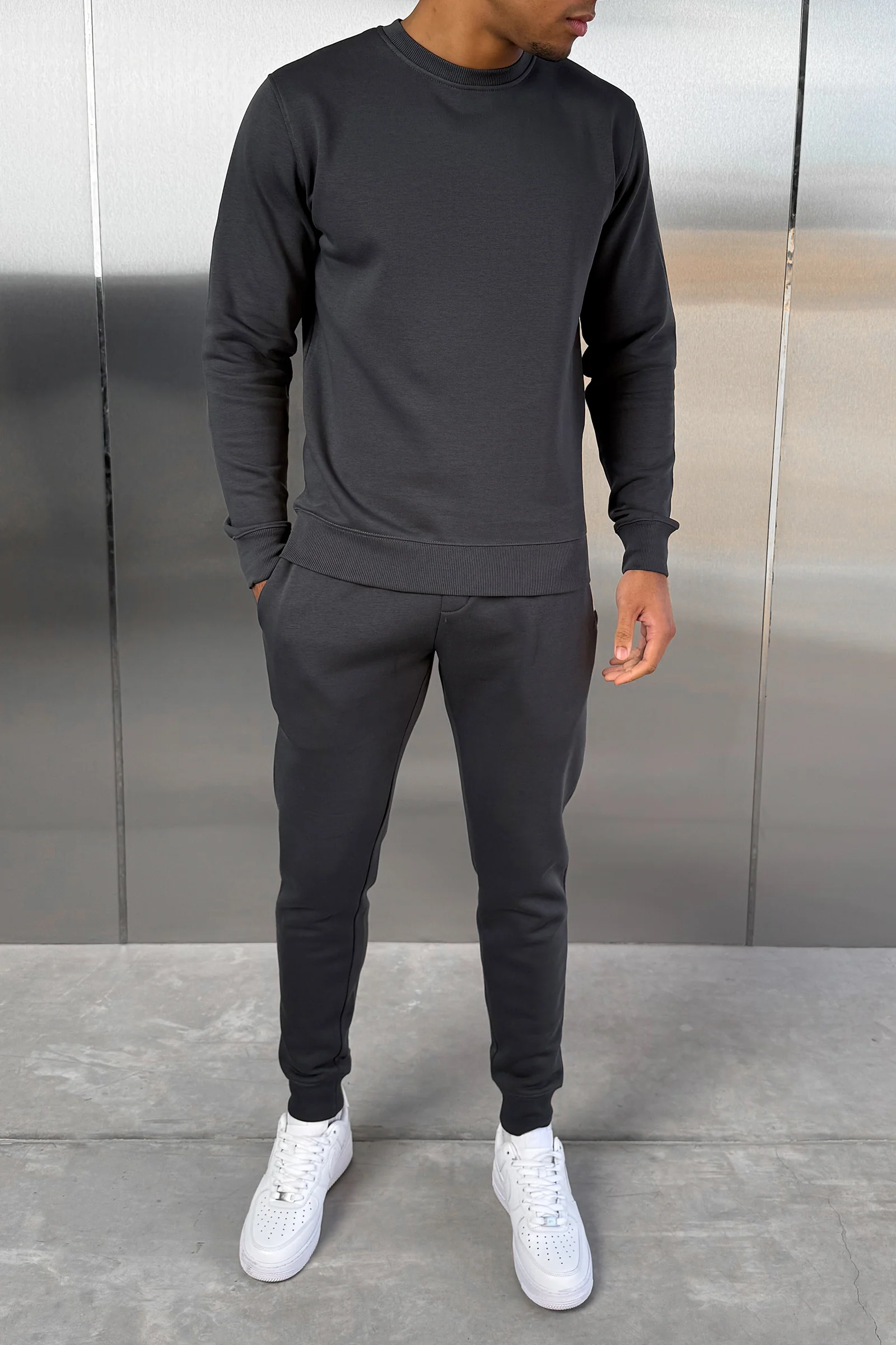 Slim Fit Jogger - Charcoal - Image 8