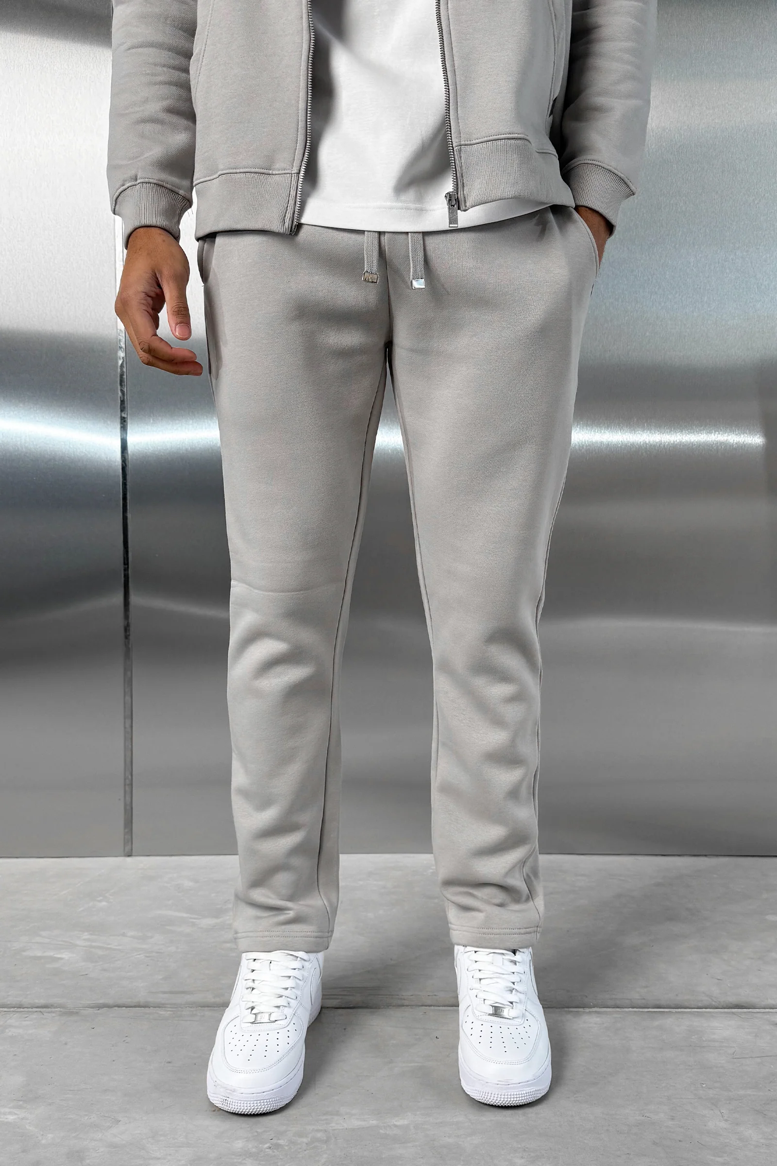 Straight Leg Jogger - Grey - Image 4