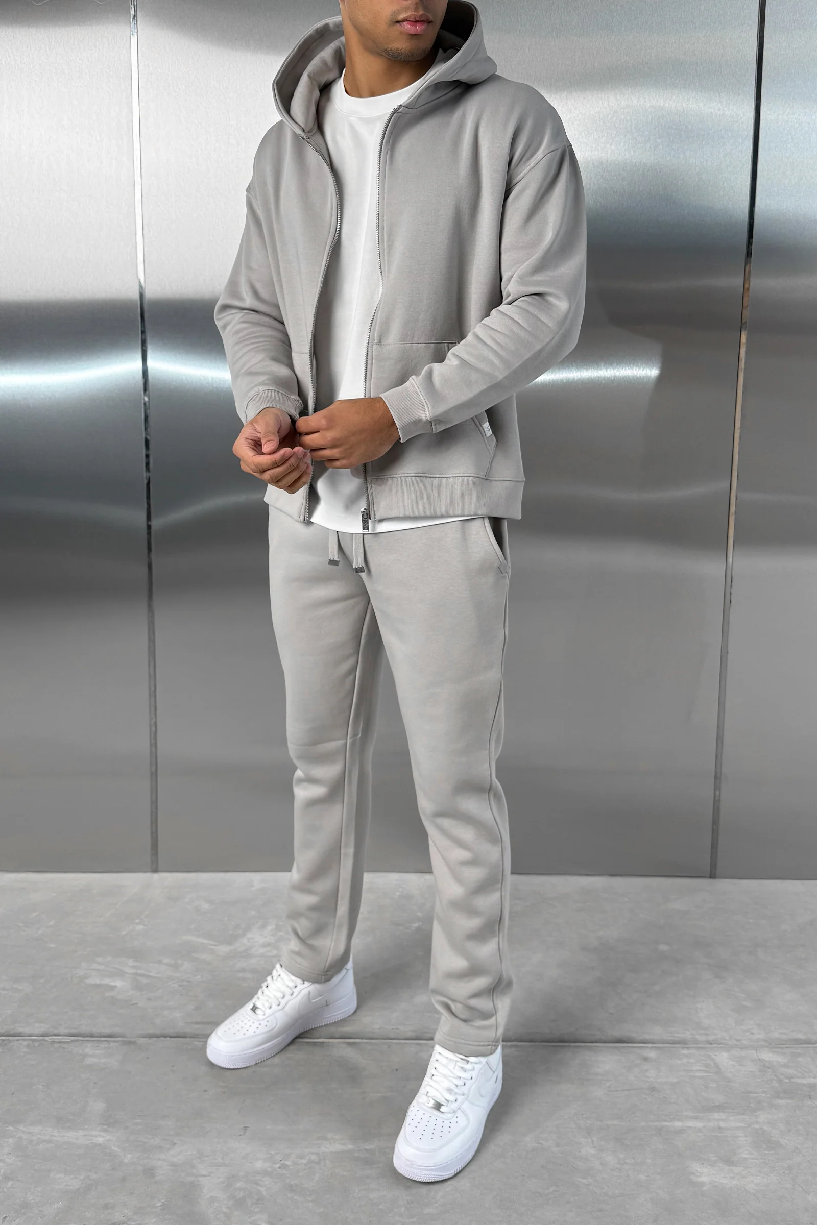 Straight Leg Jogger - Grey - Image 7